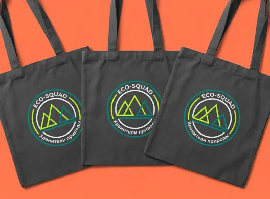 Сумки-шоперы для волонтёрской организации ECO-SQUAD