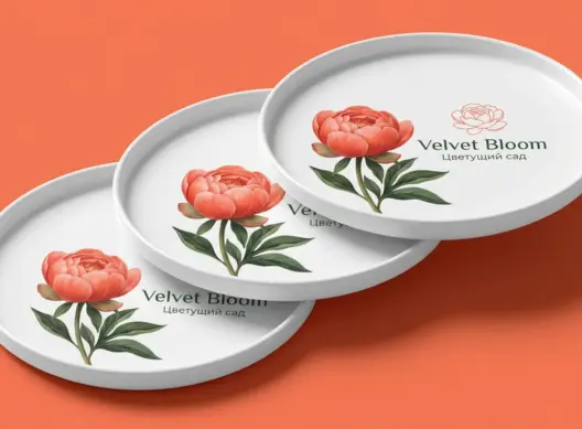 Тарелки для бренда интерьерного декора Velvet Bloom