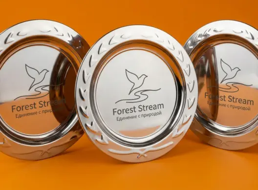 Тарелки для эко-отеля Forest Stream